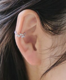 Tiaclasse 【選べる3種類】プラントモチーフイヤーカフ