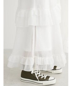 Green Parks ・ＥＬＥＮＣＡＲＥ　ＤＵＥ　シアーフリルティアードスカート