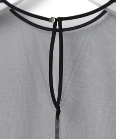 23区 【GOLD LABEL/見上愛さん着用】チュール ペプラムブラウス