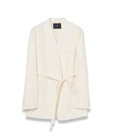 JOSEPH ソフトコットンシルク　ノーカラージャケット
