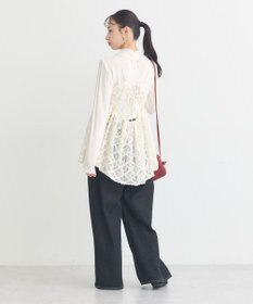 earth music&ecology 【予約】フリンジレースキャミビスチェ