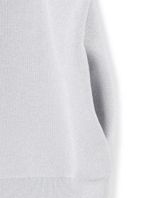 ICB L 【洗える】コットンポリエステルスムース ニットブルゾン