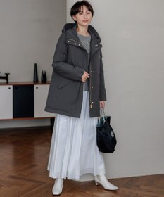 23区 【滝沢眞規子さん着用/一部店舗限定/撥水加工】ミリタリー ダウンコート