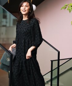 組曲 S カットジャカードティアードワンピース