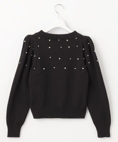 Feroux パール×ビジュー ニット