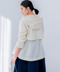 組曲 L 【フード取り外し可】2WAYショート丈ライトアウター