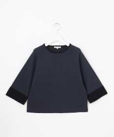 自由区 L モールブロッキング ニット