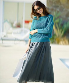 自由区 【カタログ掲載・セットアップ対応】エアリーローンプレーン スカート