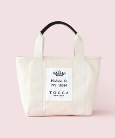 TOCCA 【WEB＆一部店舗限定】TOCCA AVENUE CANVASTOTE キャンバス トートバッグ アイボリー系