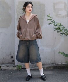 WEGO 【ユニセックス着用ITEM/MLサイズ展開】バルーンBIGダブルZIPパーカー