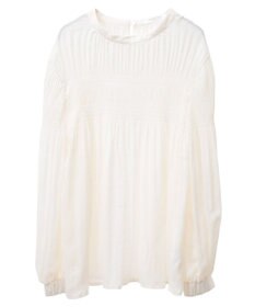 Green Parks マジョリカプリーツブラウス