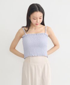 earth music&ecology ＳＥＴ２点シアーシャーリングブラウス＋インナー