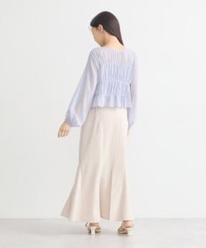 earth music&ecology ＳＥＴ２点シアーシャーリングブラウス＋インナー