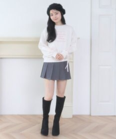 WEGO レースアップリボンスウェット