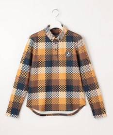 23区GOLF 【WOMEN】【吸水速乾・UVケア】 チェック柄プリント 長袖シャツ