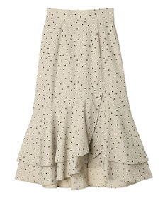 earth music&ecology チューリップヘムティアードスカート