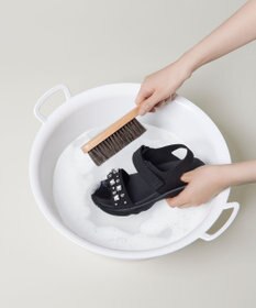 steppi 【洗える】ビジュー付 スポーツサンダル