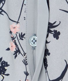 自由区 S 【WEB&一部店舗限定】ハーバルフロープリント8分袖 ワンピース