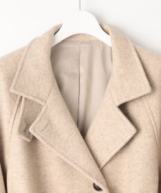 Feroux 【古畑星夏さん着用】スタンドネックウールライク コート