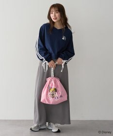 Green Parks ミッキー＆フレンズ／袖リボンショートプルオーバー