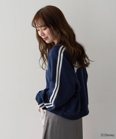 Green Parks ミッキー＆フレンズ／袖リボンショートプルオーバー