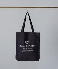 Maison de FLEUR EC限定ブランドロゴプリントキャンバストート