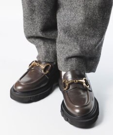 BONTRE 【LucaGrossi/ルカグロッシ】厚底ビットローファー/G873M-UA