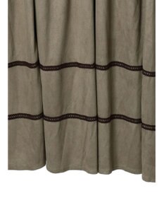 Green Parks ■ＥＳＣＡＲ　スエード調ギャザーキリカエワンピース