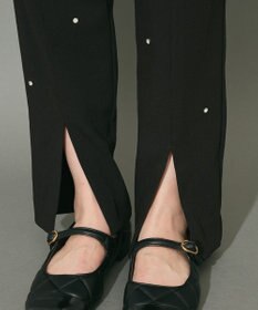 Green Parks ビジューテーパードパンツ