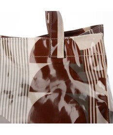 UNBILLION カシュカシュ cachecache / コーティングプリントショッパートートバッグ