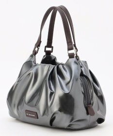 LA BAGAGERIE ソフトエナメル2WAYハンドバッグ Sサイズ