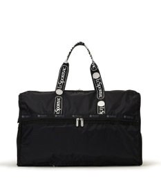 LeSportsac DELUXE LG WEEKENDER/ロゴジャカードブラック