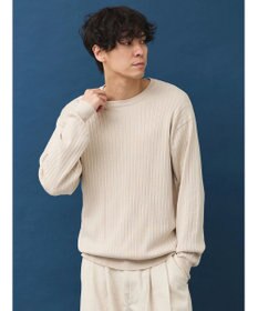 CRAFT STANDARD BOUTIQUE ワイドリブクルーネックニットプルオーバー