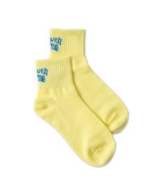 WEGO バックロゴアンクルソックス