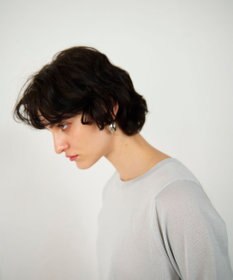 GRACE CONTINENTAL バイカラークルーニットトップ