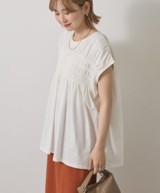 AMERICAN HOLIC シャーリング半袖フレアプルオーバー