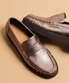 REGAL FOOT COMMUNITY 【リーガルレディース】F81R ギャザーローファー カジュアルシューズ