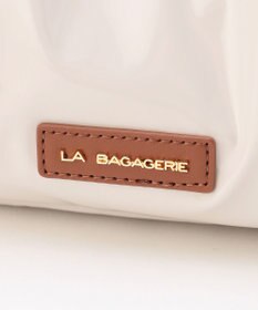 LA BAGAGERIE ソフトエナメル2WAYハンドバッグ Sサイズ
