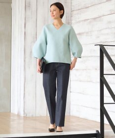 自由区 S 【洗える】ストレート デニムパンツ