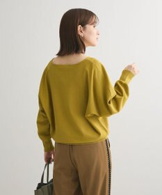 Green Parks 洗える　Ｖネックドルマンニットプルオーバー