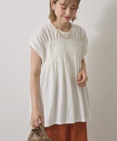 AMERICAN HOLIC シャーリング半袖フレアプルオーバー