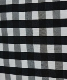 Maison de FLEUR ブランドロゴ刺繍ギンガムスクエアトート