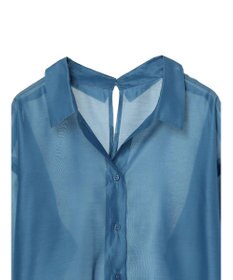 earth music&ecology オープンデザインシアーシャツ