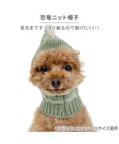 PET PARADISE ペットパラダイス ニット 帽子 《恐竜》 小型犬