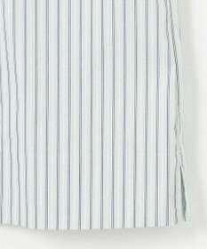 J.PRESS LADIES 【洗える】BEZ VEGA ストライプ フリルネック ブラウス