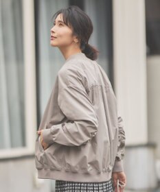 ANY 【洗濯機可能/撥水】MA-1 ギャザーブルゾン