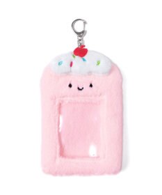 WEGO ふわふわぬいカードホルダーキーホルダーA