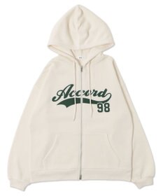 WEGO 裏起毛スタジアムロゴジップパーカー