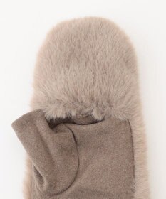 ANY カバー付きファーグローブ