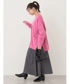 earth music&ecology やわらかタッチＶネックカーディガン